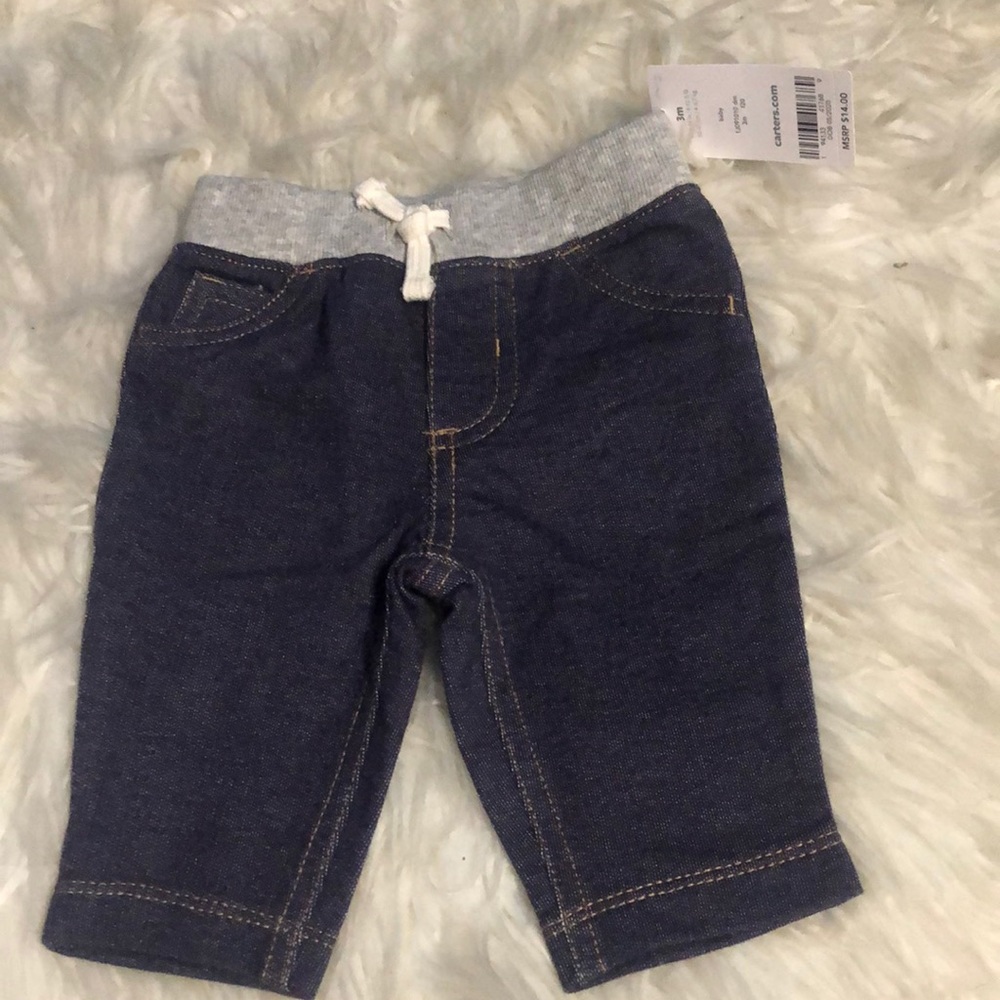 Carter’s NWT straight leg  denim pants 3mos